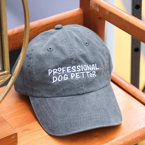 Professional Dog Petter Embroidered Dad Hat