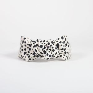 Dalmatian Knotted Headband