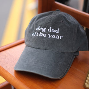 Dog Dad of the Year Embroidered Dad Hat