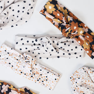 Dots and Spots Knotted Stretch Headband