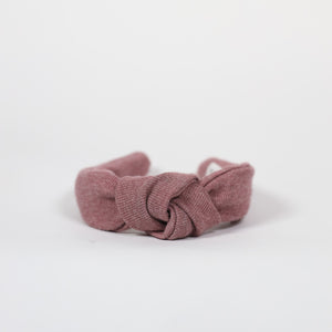 Cranberry Knit Knotted Headband