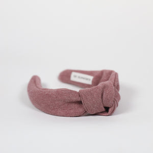 Cranberry Knit Knotted Headband