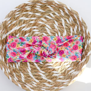 Full Bloom Knotted Stretch Headband