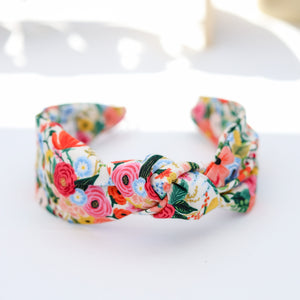 Petite Garden Party in Rayon Knotted Headband